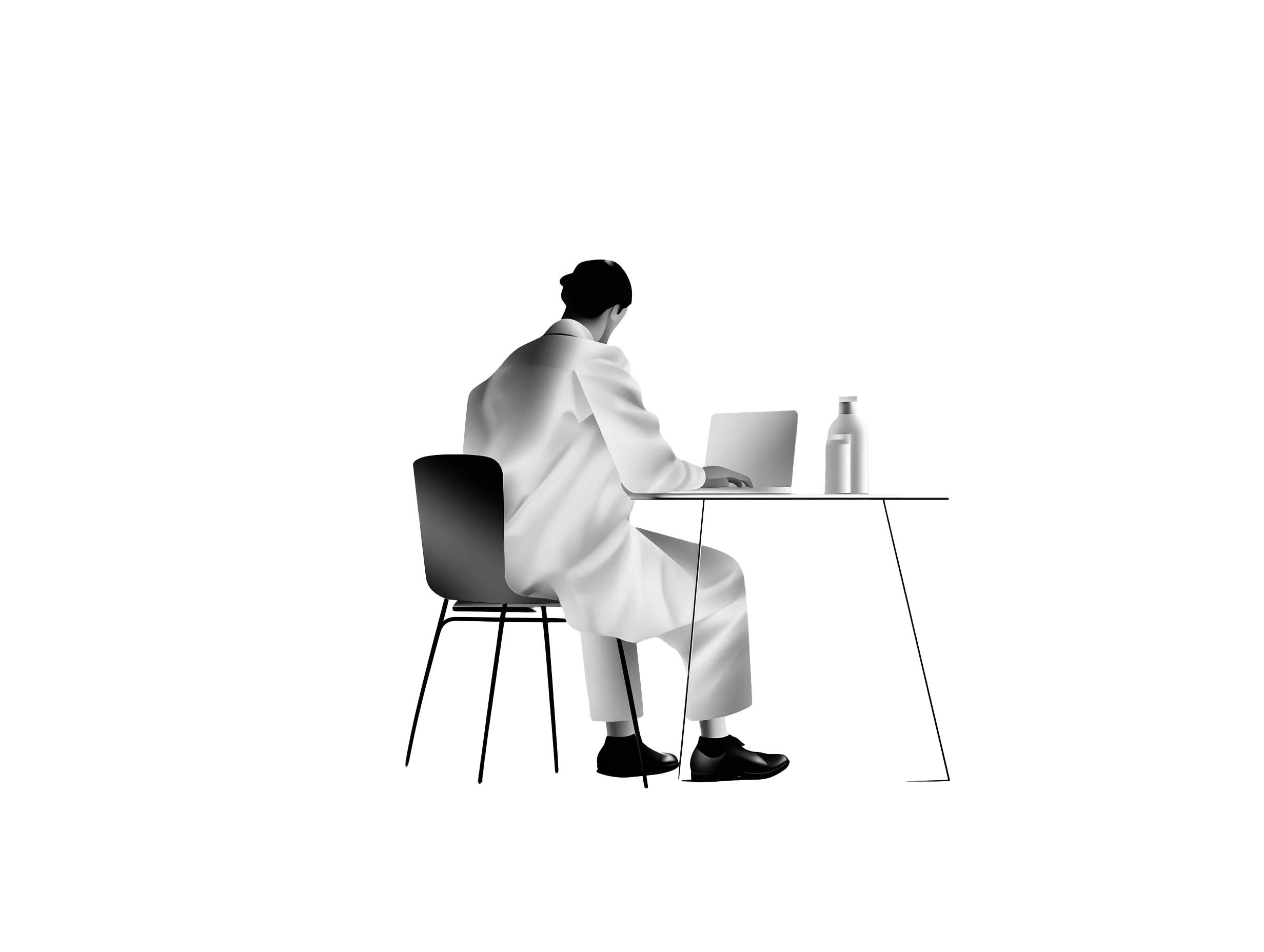 Security specialist illustration